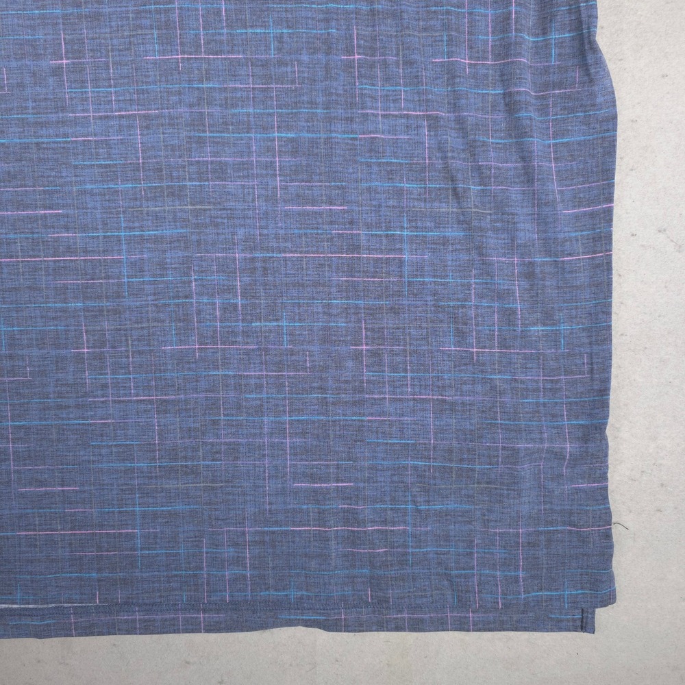 Callaway Mens XL OptiDri Golf Polo Shirt Blue Pink Plaid Short Sleeve - Picture 5 of 12